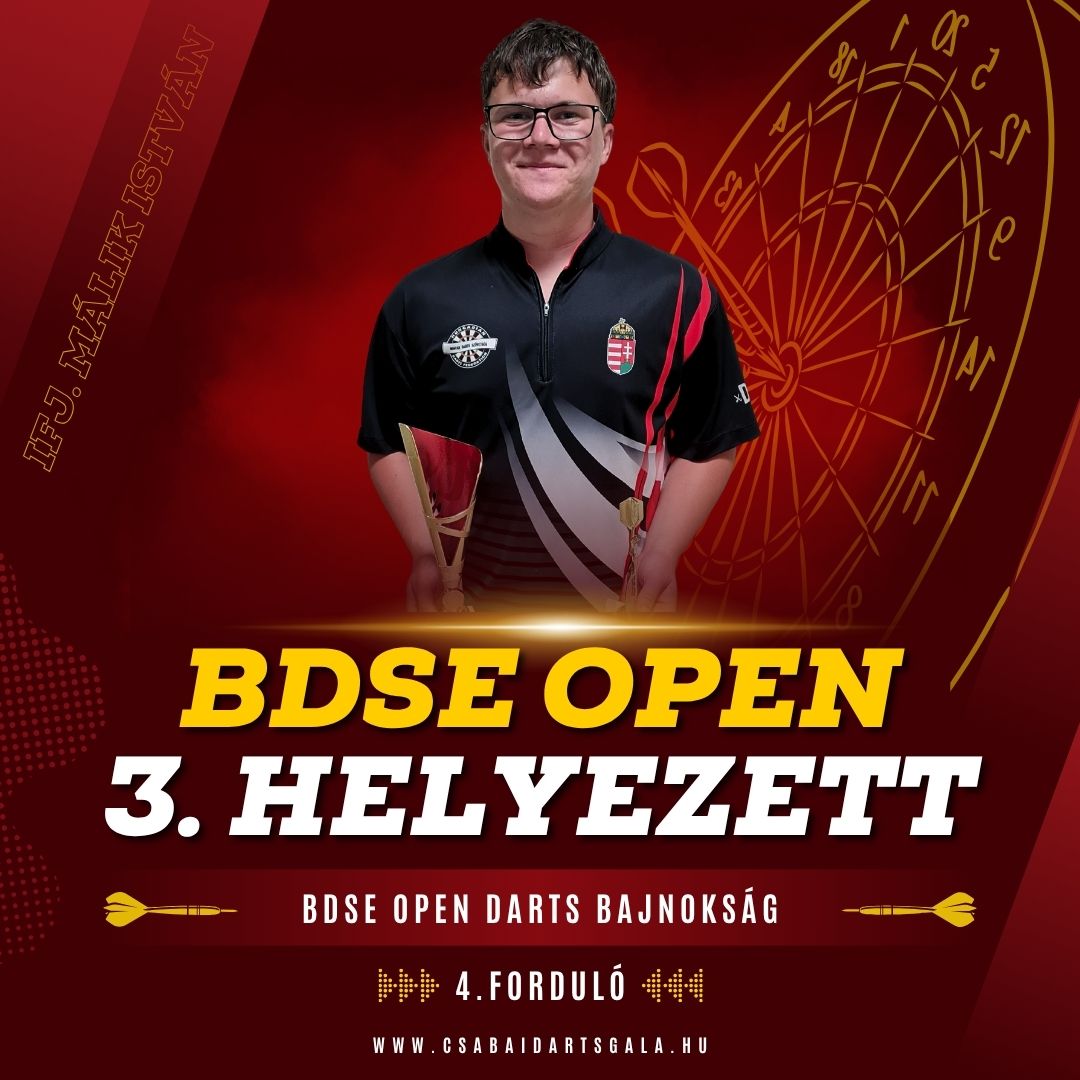ifj. Málik István, harmadik helyezett open kategória